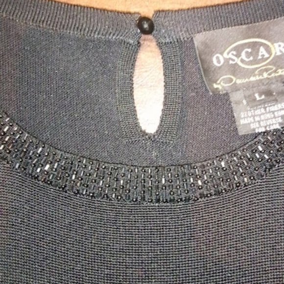 Oscar de la Renta Tops - Oscar de la Renta embellished shell